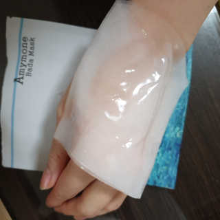 고보습에 화이트닝 아미모네 바다마스크팩 10매입 — 5점을 준 리뷰어가 2020년 1월 올린 사용 사진