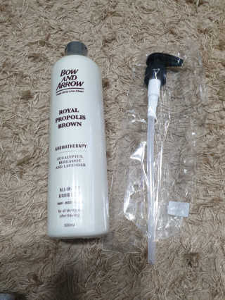 보우앤애로우 아로마테라피 올인원 리퀴드 솝 - 브라운  500ml — 5점을 준 리뷰어가 2019년 12월 올린 사용 사진