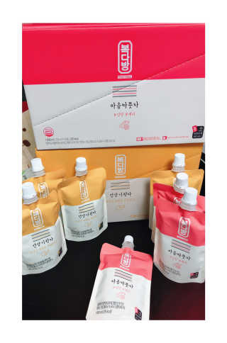 자연원 복다방 2종 100ml 10포씩 — 5점을 준 리뷰어가 2018년 12월 올린 사용 사진