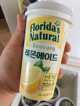플로리다 내추럴 플로리다내추럴 레몬에이드  2종 — 5점을 준 리뷰어가 2018년 7월 올린 사용 사진