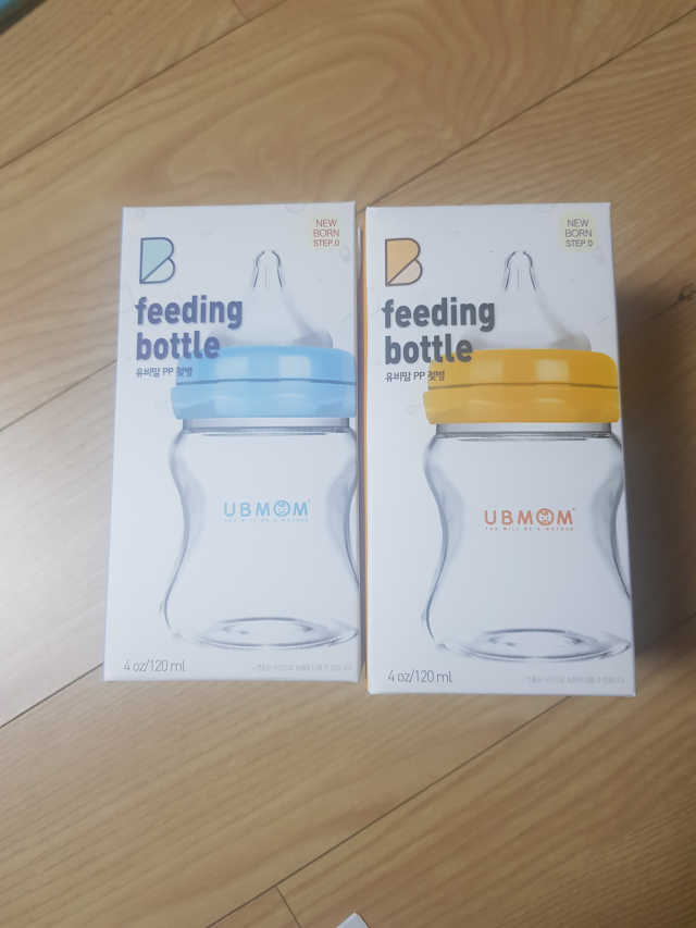 유비맘 신생아젖병 120ml 트리플팩_ 젖꼭지 포함 리뷰 사진
