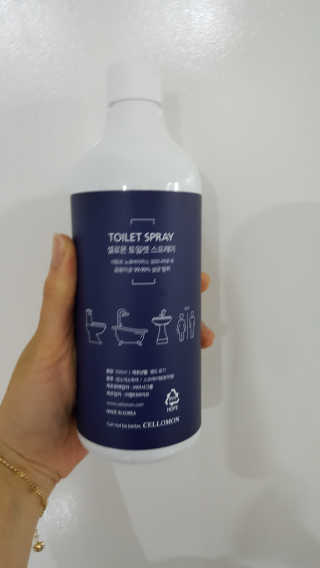 셀로몬 토일렛 스프레이 500ml — 5점을 준 리뷰어가 2018년 5월 올린 사용 사진