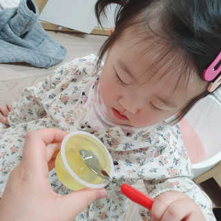 데르뜨 떠먹는 과일 3종, 짜먹는 과일 2종 총 10개 체험 — 5점을 준 리뷰어가 2020년 3월 올린 사용 사진