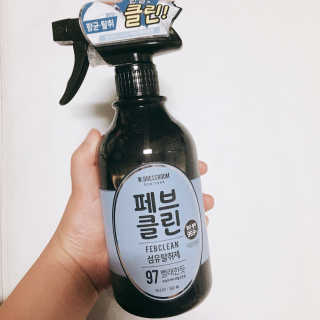 더블유드레스룸 페브클린 500ml — 4.67점을 준 리뷰어가 2018년 8월 올린 사용 사진