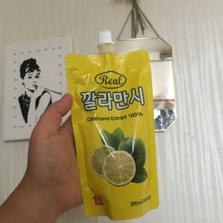 장수농가 리얼깔라만시 — 5점을 준 리뷰어가 2018년 6월 올린 사용 사진