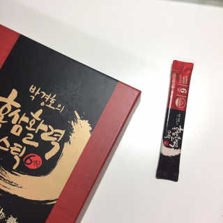메이준뉴트리 박경호의 홍삼활력스틱 10ml x 30포 — 5점을 준 리뷰어가 2020년 2월 올린 사용 사진