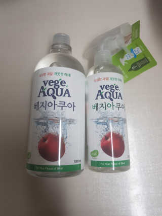 베지아쿠아 475ml + 리필 1000ml 1Set — 5점을 준 리뷰어가 2019년 7월 올린 사용 사진