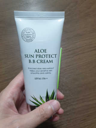 지고트 알로에 선프로텍트 비비크림 50ml — 5점을 준 리뷰어가 2019년 6월 올린 사용 사진