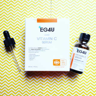 eg4u 이지포유 비타민 C 세럼 — 4점을 준 리뷰어가 2018년 8월 올린 사용 사진