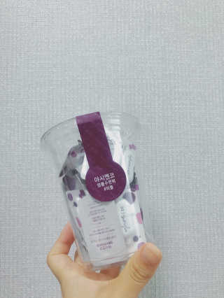 야시엔코 앰플수면팩 퍼플 — 4.67점을 준 리뷰어가 2018년 7월 올린 사용 사진