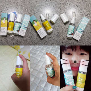 르플랑 제주 패브릭 퍼퓸 60ml 8종 — 5점을 준 리뷰어가 2018년 9월 올린 사용 사진
