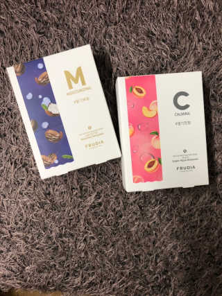 [후르디아] 마이 오차드 스퀴즈 마스크 2종 세트 — 5점을 준 리뷰어가 2019년 5월 올린 사용 사진