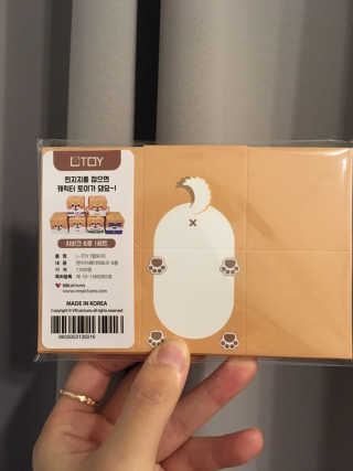 엘토이 L-TOY 시바견 편지지 8종 + 고양이편지지 각 3종 1set — 5점을 준 리뷰어가 2018년 11월 올린 사용 사진