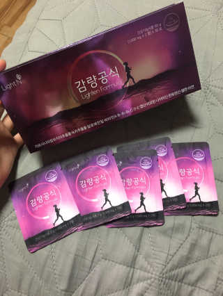 [감량공식] 다이어트 건강기능식품 — 5점을 준 리뷰어가 2019년 12월 올린 사용 사진