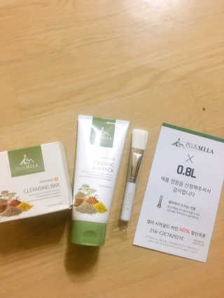 플러스셀라 시카골드 클렌징바 화산재팩 세트 — 5점을 준 리뷰어가 2020년 1월 올린 사용 사진
