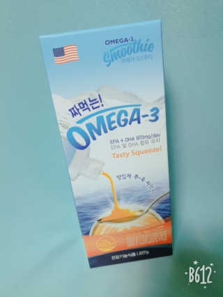 오메가-3스무디 [오메가스무디] 짜먹는 오메가3 DHA 임산부 어린이 — 5점을 준 리뷰어가 2019년 3월 올린 사용 사진