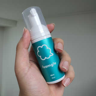 폼글 I foamgle [폼글] 거품가글 50ml 3종 - 민트, 라벤더, 라즈베리 — 5점을 준 리뷰어가 2019년 12월 올린 사용 사진
