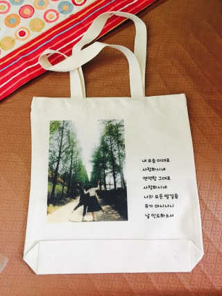 구구도 나만의 아이템, 유니크한 디자인 에코백 — 5점을 준 리뷰어가 2017년 6월 올린 사용 사진