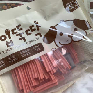 펫토리아 한입뚝딱 국내산 강아지간식 BEST 5종 — 5점을 준 리뷰어가 2019년 5월 올린 사용 사진
