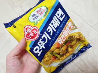 오뚜기카레면 2차 모집 — 5점을 준 리뷰어가 2019년 2월 올린 사용 사진