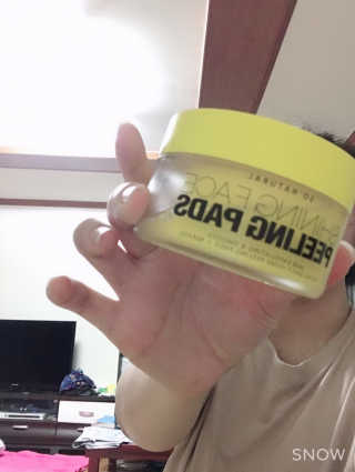 쏘내추럴 샤이닝 페이스 필링 패드 — 4점을 준 리뷰어가 2019년 8월 올린 사용 사진