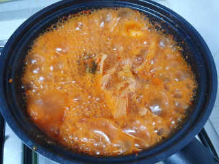 땡땡쿡 더실비김치찌개 2인분 710g 라면사리 포함 — 4.5점을 준 리뷰어가 2020년 1월 올린 사용 사진