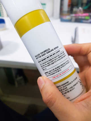 달리프 클로렐라 베러 루트 쿨링 스프레이 100ml — 5점을 준 리뷰어가 2019년 5월 올린 사용 사진