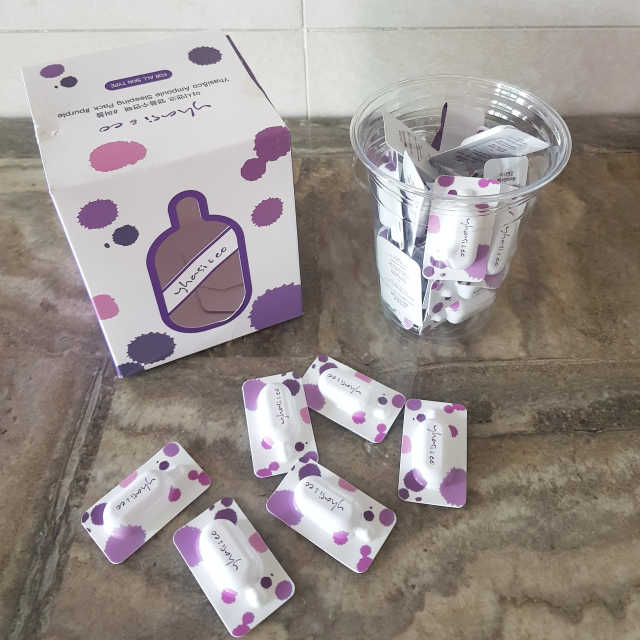 야시엔코 앰플수면팩 퍼플 리뷰 사진