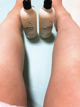 (주)에네스티 내추럴 촉촉  오트밀 바디워시 500ml — 4.5점을 준 리뷰어가 2019년 11월 올린 사용 사진
