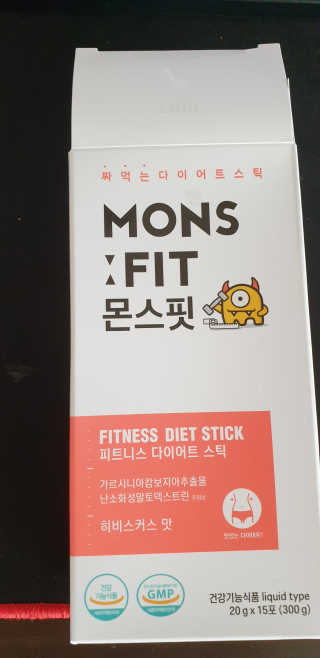 내꺼브랜드 가르시니아 피트니스 다이어트 스틱 MONSFIT — 5점을 준 리뷰어가 2019년 6월 올린 사용 사진