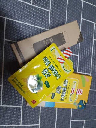 장수농가 리얼깔라만시 원샷 50ml 10팩+보틀 — 4.5점을 준 리뷰어가 2019년 5월 올린 사용 사진