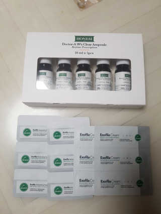 어니시 닥터에이 99앰플 세트 10ml X 5개 — 5점을 준 리뷰어가 2019년 4월 올린 사용 사진