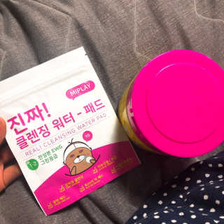미플레이 진짜 티트리 토너 패드 — 3.5점을 준 리뷰어가 2018년 11월 올린 사용 사진