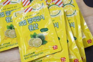 장수농가 리얼깔라만시 원샷 50ml 10팩+보틀 — 5점을 준 리뷰어가 2019년 5월 올린 사용 사진