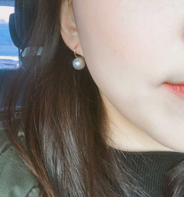인어의 눈물 귀걸이 리뷰 사진