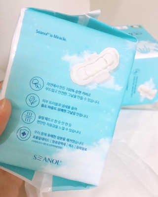 보타메디 마이아이엠 생리대 — 5점을 준 리뷰어가 2019년 1월 올린 사용 사진