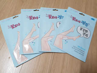 꽃보다청춘 꽃길만걷자 종아리패치 — 4점을 준 리뷰어가 2018년 5월 올린 사용 사진
