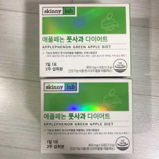 스키니랩 애플페논 풋사과 다이어트 — 4.5점을 준 리뷰어가 2019년 6월 올린 사용 사진