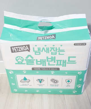 페츠모아 냄새잡는 요술배변패드 — 5점을 준 리뷰어가 2020년 3월 올린 사용 사진