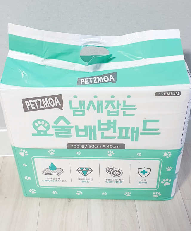 페츠모아 냄새잡는 요술배변패드 리뷰 사진