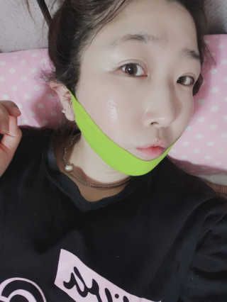 스케덤 시카 리프팅밴드 — 5점을 준 리뷰어가 2019년 5월 올린 사용 사진