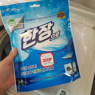 친환경 종이세제 한장으로 — 5점을 준 리뷰어가 2019년 10월 올린 사용 사진