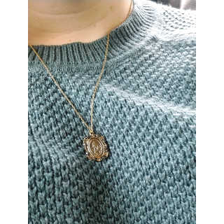 쥬얼카운티 92.5 Silver Byzantine Coin Pendant Necklace — 4.67점을 준 리뷰어가 2018년 12월 올린 사용 사진