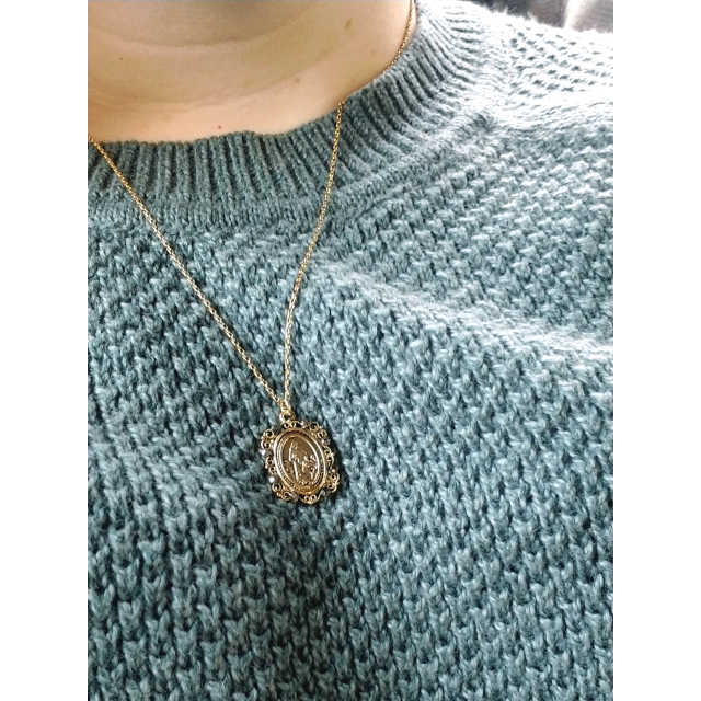 92.5 Silver Byzantine Coin Pendant Necklace 리뷰 사진