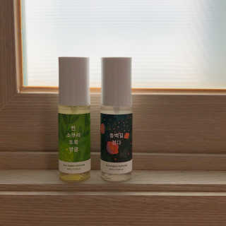 르플랑 제주 패브릭 퍼퓸 60ml 8종 — 5점을 준 리뷰어가 2018년 9월 올린 사용 사진