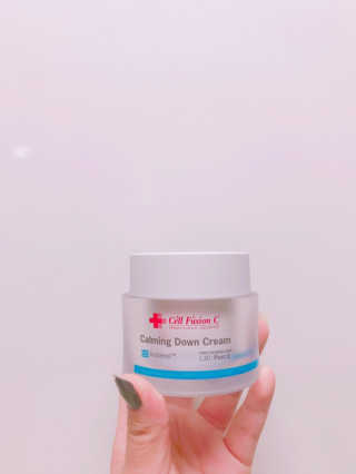 셀퓨전씨 카밍 다운 크림 — 5점을 준 리뷰어가 2018년 11월 올린 사용 사진