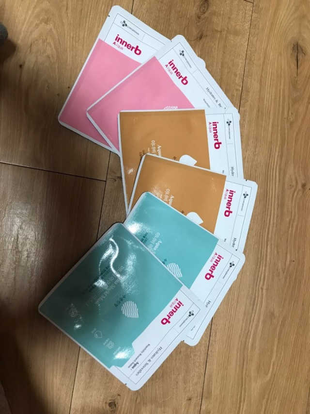 이너비 아쿠아쉴드 마스크팩 3종 리뷰 사진