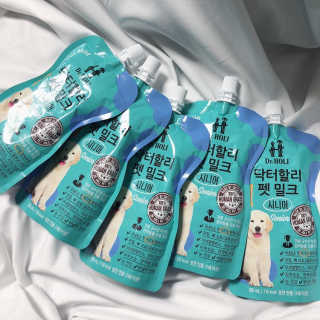 닥터할리펫밀크 8종 — 4.5점을 준 리뷰어가 2019년 1월 올린 사용 사진