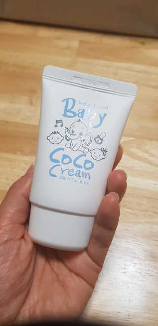 코리인제이아일랜드 베이비 코코 크림 — 4.5점을 준 리뷰어가 2019년 12월 올린 사용 사진