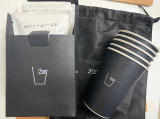 200ml 스페셜티 커피 드립백 프리미엄 패키지 샘플러 — 5점을 준 리뷰어가 2019년 10월 올린 사용 사진
